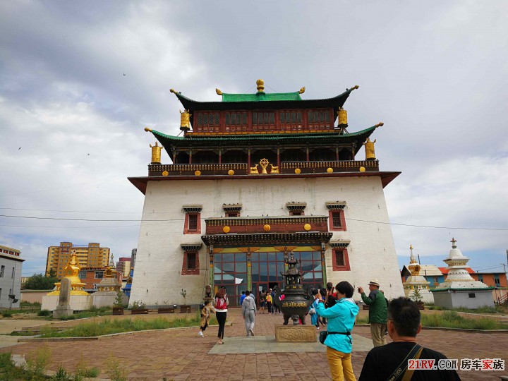 乌兰巴托甘丹寺，蒙古国最大的寺庙