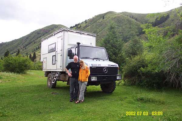 2002年自驾房车丝绸之路旅行的欧洲房车车队