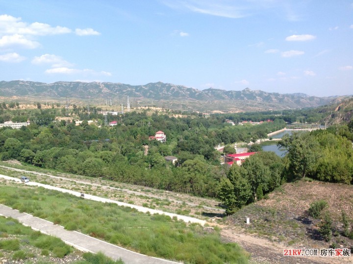 俯看汾河水库景区