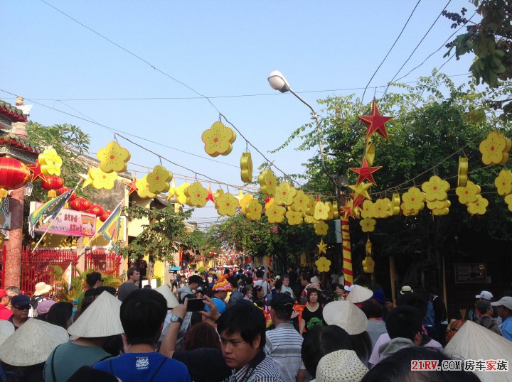 惠安古城街道，春节气氛