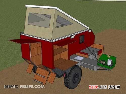“非法制造”――越野拖挂A型小房车改装全过程